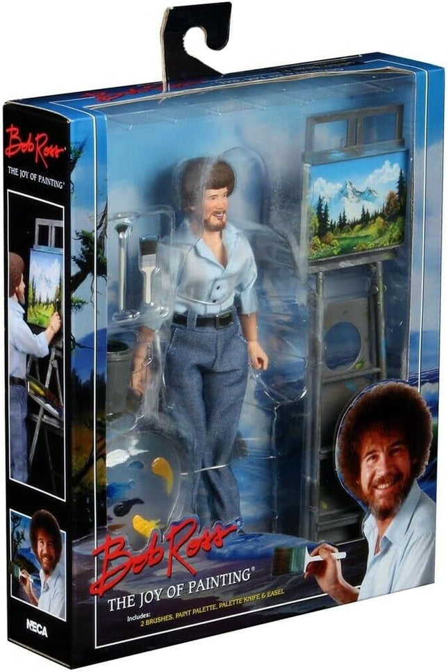 NECA - Bob Ross – 8” Clothed Action Figure – Bob Ross