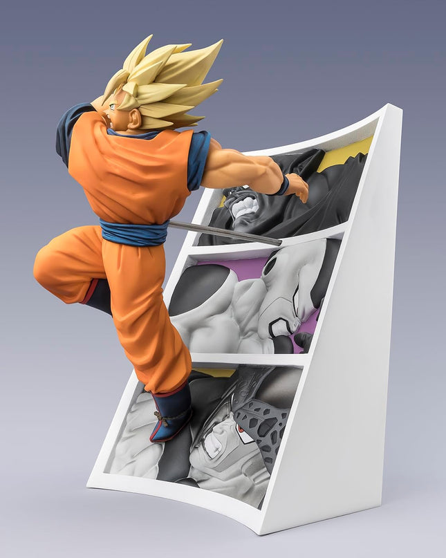 TAMASHII NATIONS Dragonball Z - Super Saiyan Son Goku (Trail Of Battles) Figures