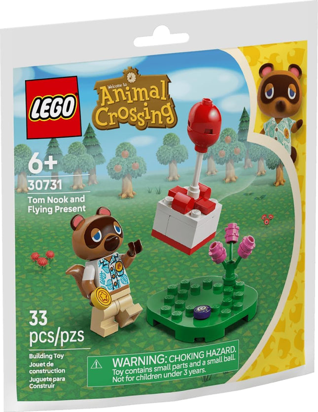 LEGO Animal Crossing Tom Nook and Flying Present (33 Pieces) 30731