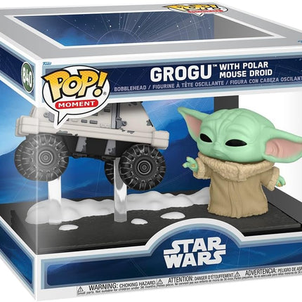 Funko Pop! Moments: Mandalorian & Grogu - Grogu with Polar Mouse Droid - Vinyl Figure #840