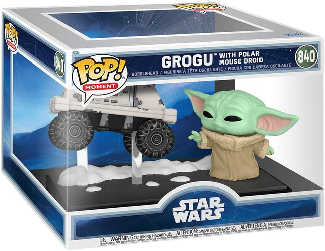 Funko Pop! Moments: Mandalorian & Grogu - Grogu with Polar Mouse Droid - Vinyl Figure #840
