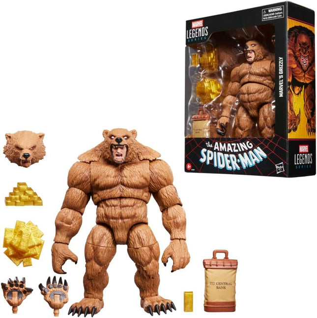 HASBRO Marvel Legends Series Grizzly - The Amazing Spider-Man Action Figure