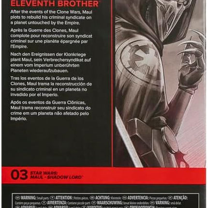 HASBRO Star Wars Black Series Eleventh Brother - Maul: Shadow Lord - Action Figure
