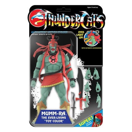 SUPER7 ULTIMATES! ThunderCats - Mumm-Ra (LED Eyes, Toy Color) Action Figure