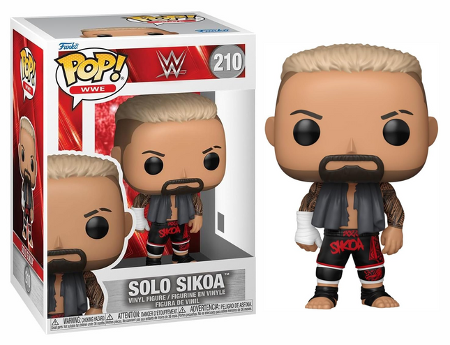 Funko Pop! WWE: Solo Sikoa - Vinyl Figure #210