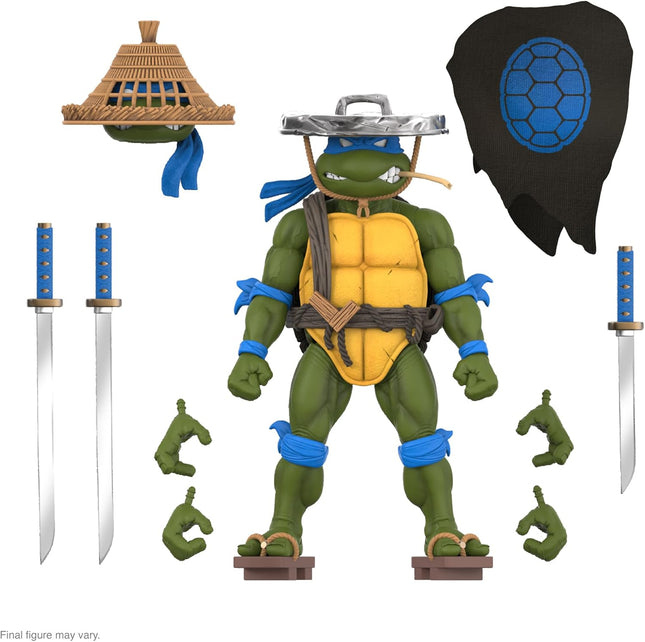 Super7 ULTIMATES! TMNT Ninja Nomad Leonardo - Action Figure with Accessories
