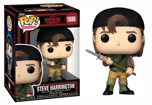 Funko Pop! TV: Stranger Things - Steve Harrington (Season 5) Vinyl Figure #1888