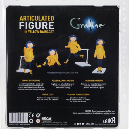 Coraline Figures - 7" Articulated Coraline In Raincoat