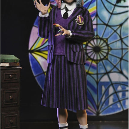 NECA Wednesday Addams and Enid (Nevermore Uniform) Action Figure 2-Pack