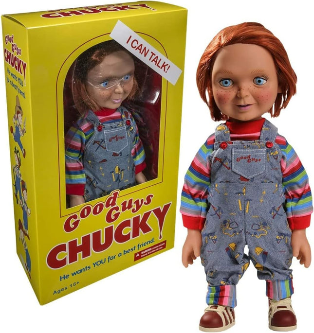 Mezco Child's Play Good Guys Talking Happy Chucky Action Figure