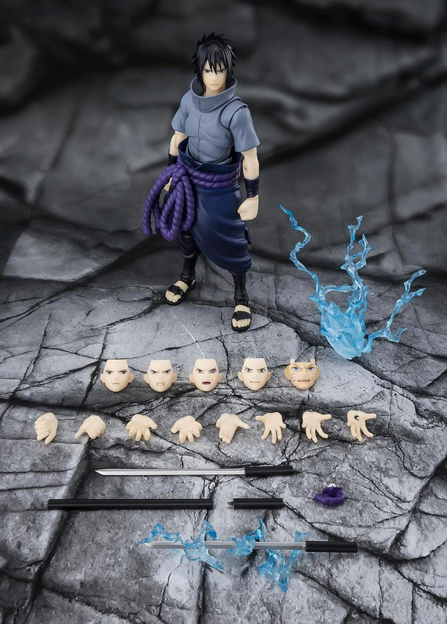 TAMASHII NATIONS Naruto - Sasuke Uchiha (Solitary Shinobi) Action Figure