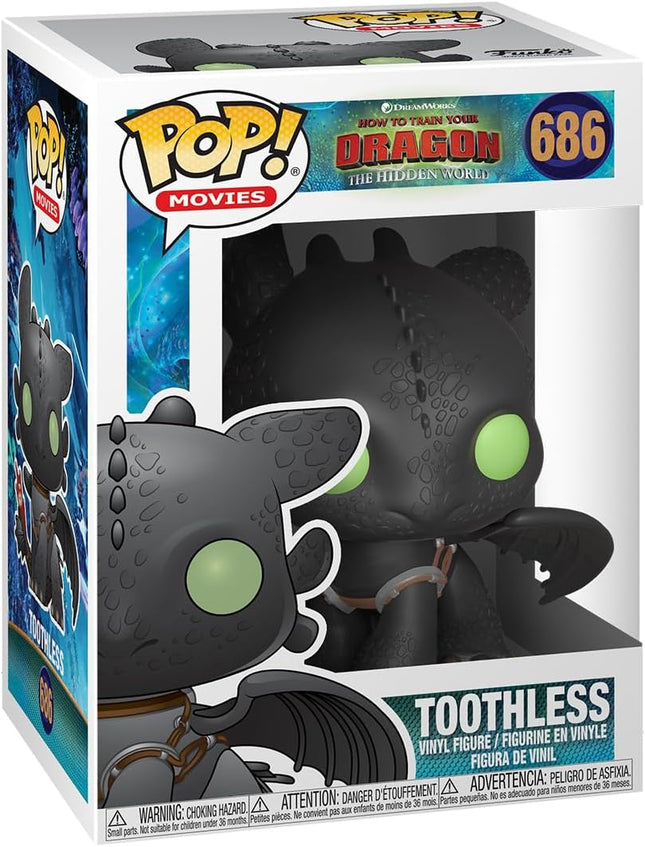Funko Pop Movies: How to Train Your Dragon 3 - Toothless - Vinyl Figure #686
