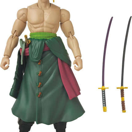 BANDAI One Piece - Roronoa Zoro Three Sword Style Action Figure
