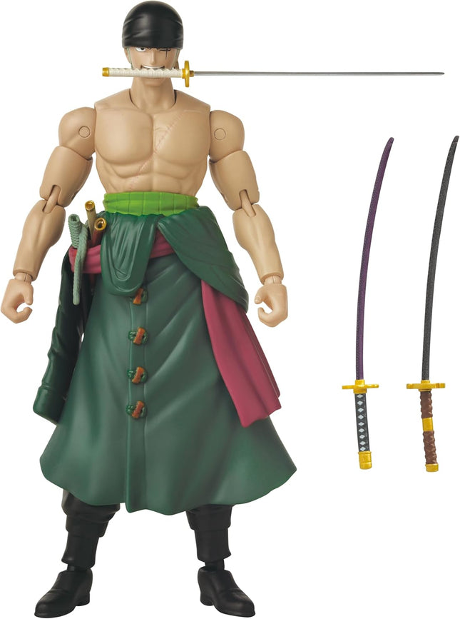 BANDAI One Piece - Roronoa Zoro Three Sword Style Action Figure