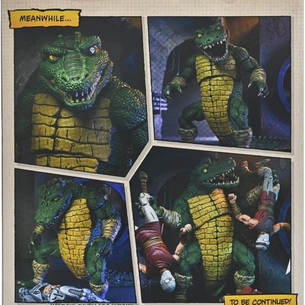 NECA Teenage Mutant Ninja Turtles - Leatherhead Deluxe Action Figure