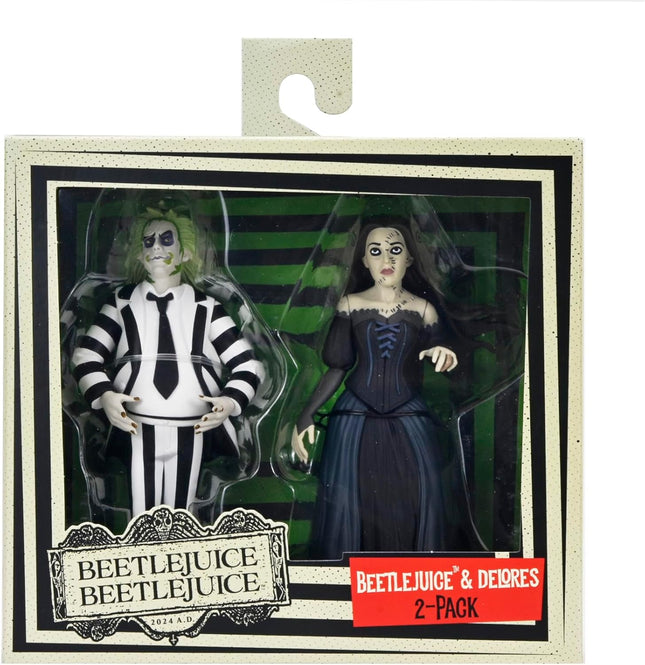 NECA Beetlejuice Beetlejuice - Toony Terrors Beetlejuice and Delores 2 Pack