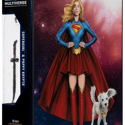 McFarlane Toys DC Multiverse Supergirl & Baby Krypto (Theatrical Deluxe) Action Figure