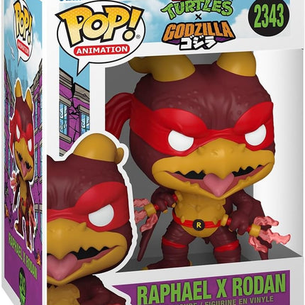 Funko Pop! Animation: Godzilla X TMNT - Raphael x Rodan - Vinyl Figure #2343