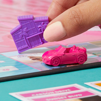 Monopoly Barbie Edition Board Game Family Games for 2-6 Players Ages 8