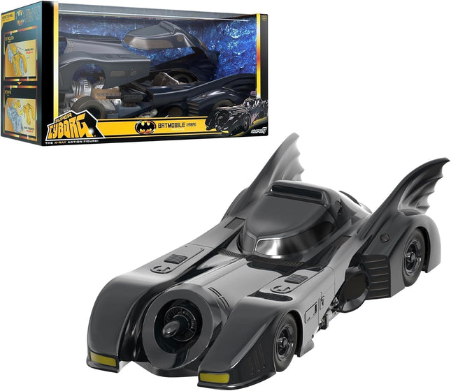 Super7 Batman Super Cyborg (1989) - Batmobile Action Figure Vehicle Classic
