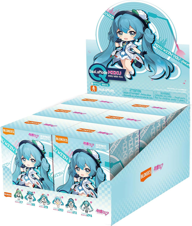BLOKEES DaaLaMode Q Series - Hatsune Miku - MikuWithYou - Display of 6 - Model Kits