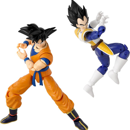 BANDAI Dragon Ball Z - Dragon Stars - Vegeta Vs Goku Battle Pack Action Figure Set