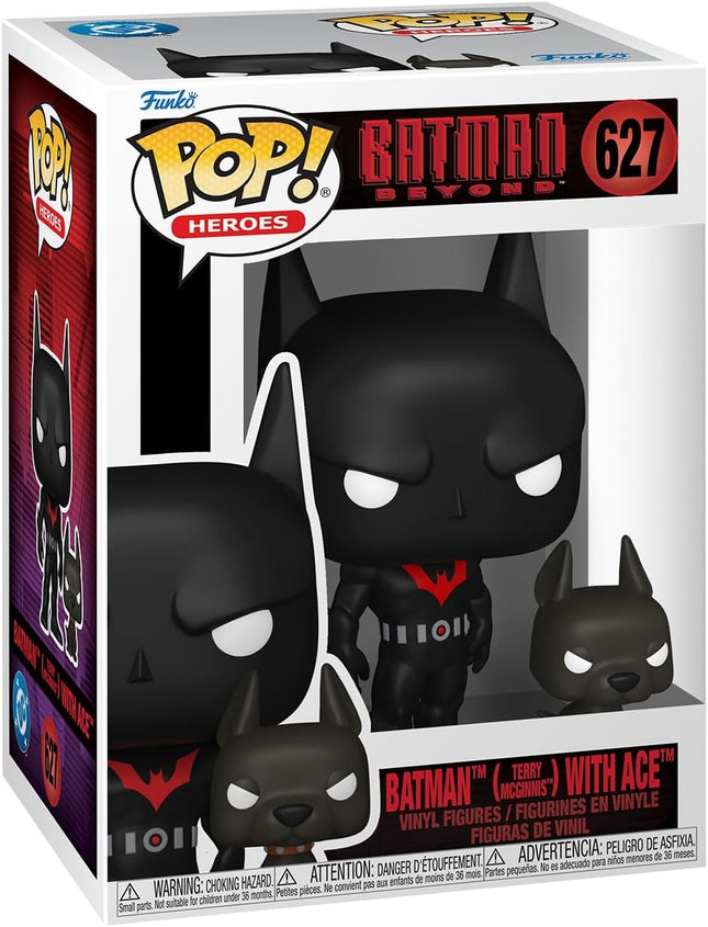 Funko Pop! Heroes: Batman Beyond: Return of the Joker - Batman (Terry McGinnis) with Ace - Vinyl Figure #627