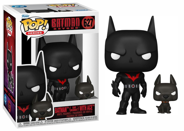 Funko Pop! Heroes: Batman Beyond: Return of the Joker - Batman (Terry McGinnis) with Ace - Vinyl Figure #627
