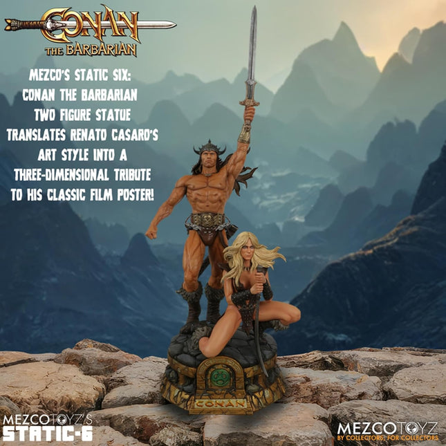 Mezco Conan The Barbarian (1982) - Static Statue