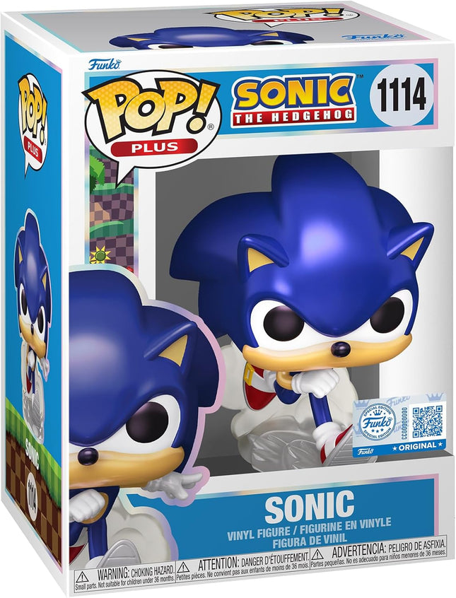 Sonic the Hedgehog (Pearl) Funko Pop! Vinyl Plus #1114 w/Protector