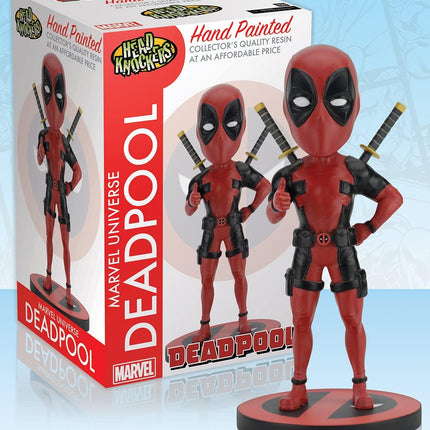NECA Head Knockers Deadpool Marvel Universe 8" Bobblehead Figure Collector