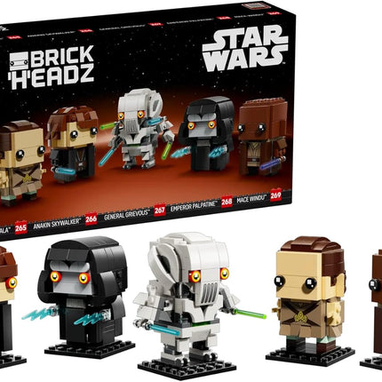 LEGO Star Wars BrickHeadz Revenge of The Sith Heroes & Villains 40796