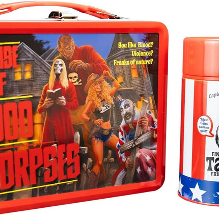 TRICK OR TREAT STUDIOS House Of 1000 Corpses - Metal Lunch Box w/ Thermos