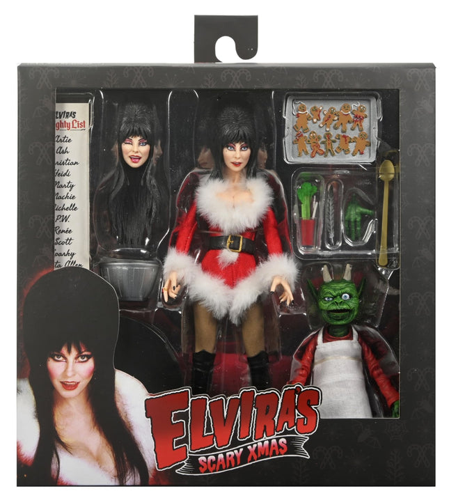 NECA Elvira's Very Scary Xmas - 8 inch Clothed Action Figure