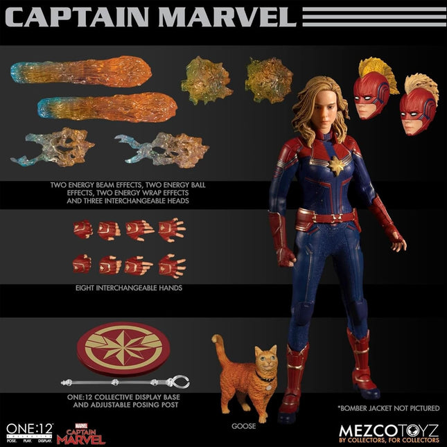 Mezco Captain Marvel Figure 16cm One:12 Collectible Toyz