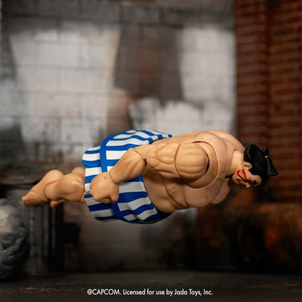 JADA TOYS Street Fighter II: The Final Challengers - E. Honda (Deluxe) Figures