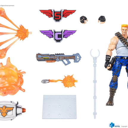 HIYA TOYS Contra: Operation Galuga - Bill Rizer Action Figure