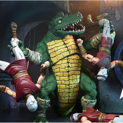 NECA Teenage Mutant Ninja Turtles - Leatherhead Deluxe Action Figure