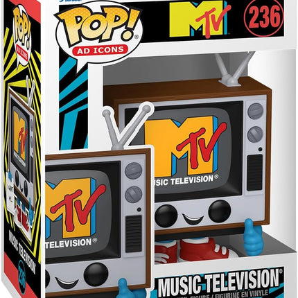 Funko POP! Ad Icons: MTV - MTV Logo - Collectable Vinyl Figure - Gift Idea - Official Merchandise - for Kids & Adults - Ad Icons Fans - Model Figure for Collectors and Display