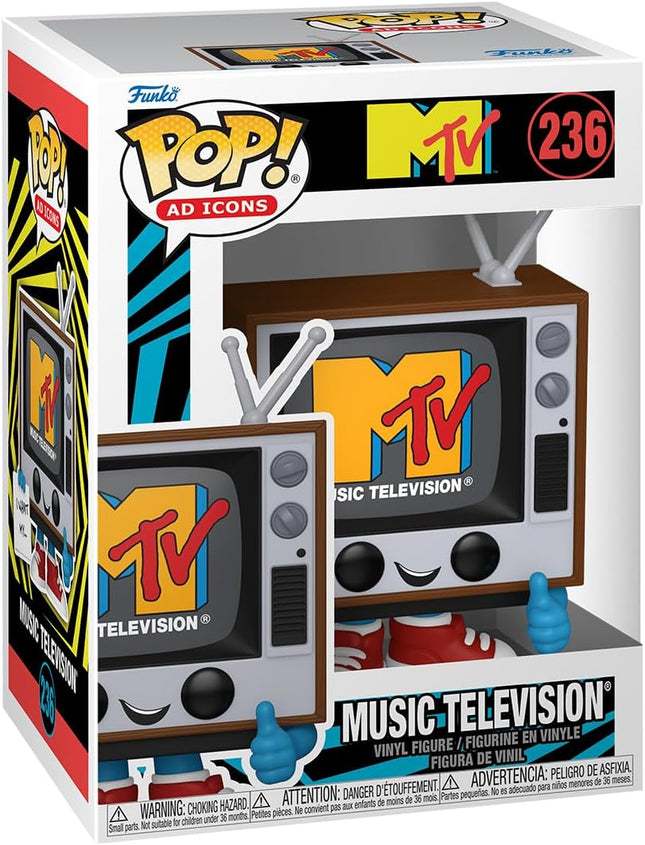 Funko POP! Ad Icons: MTV - MTV Logo - Collectable Vinyl Figure - Gift Idea - Official Merchandise - for Kids & Adults - Ad Icons Fans - Model Figure for Collectors and Display