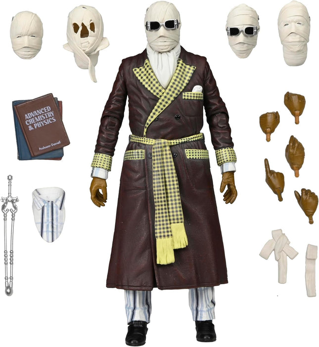 NECA Universal Monsters - The Invisible Man "Kemp House" (Color) Action Figure