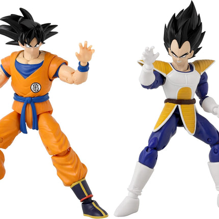 BANDAI Dragon Ball Z - Dragon Stars - Vegeta Vs Goku Battle Pack Action Figure Set