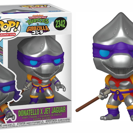 Funko Pop! Animation: Godzilla X TMNT- Donatello x Jet Jaguar Vinyl Figure #2342