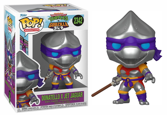 Funko Pop! Animation: Godzilla X TMNT- Donatello x Jet Jaguar Vinyl Figure #2342