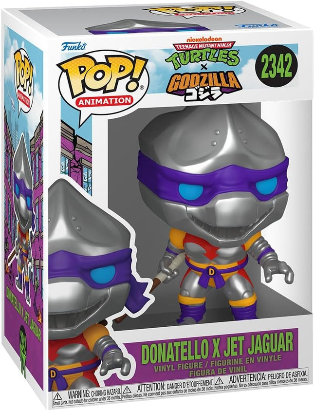 Funko Pop! Animation: Godzilla X TMNT- Donatello x Jet Jaguar Vinyl Figure #2342