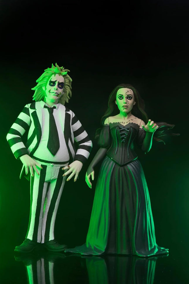 NECA Beetlejuice Beetlejuice - Toony Terrors Beetlejuice and Delores 2 Pack