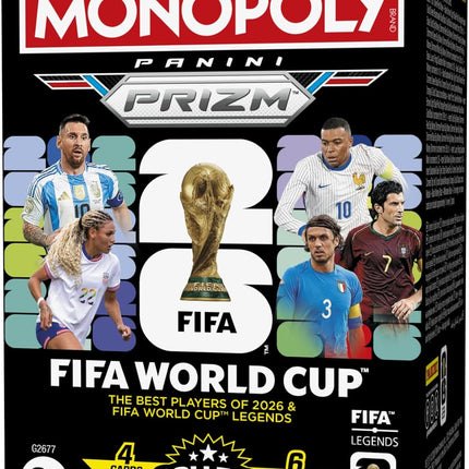 HASBRO Monopoly Panini Prizm: FIFA World Cup 2026 - Trading Cards Booster Box
