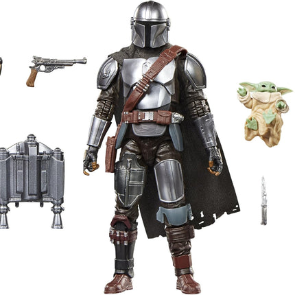 Hasbro STAR WARS Series The Mandalorian & Grogu Deluxe Collectible Action Figure