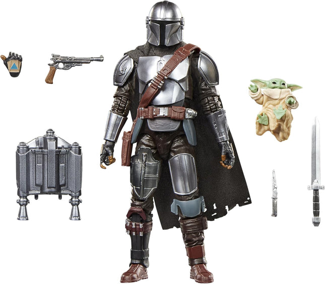 Hasbro STAR WARS Series The Mandalorian & Grogu Deluxe Collectible Action Figure