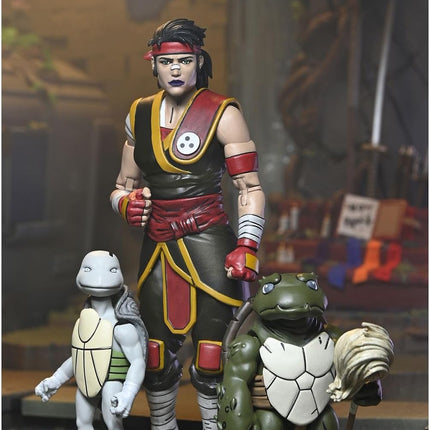 NECA TMNT The Last Ronin (The Lost Years) Casey Marie, Baby Odyn & Uno - Action Figure